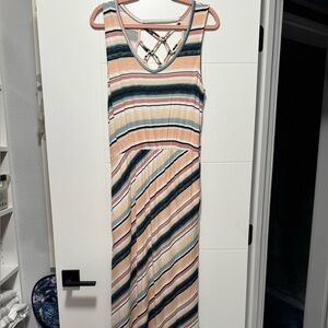Maurice’s Striped Sleeveless Maxi Dress